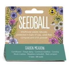 Seedball Bamboo Pots - Garden Meadow 9 Seedball Bamboo Pots - Garden Meadow -Flourish Flora Garden20Meadow