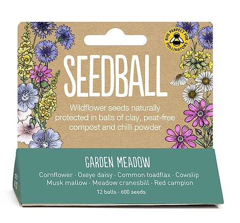 Seedball Bamboo Pots - Garden Meadow 3 Seedball Bamboo Pots - Garden Meadow - Image 3